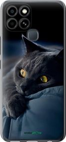 Чохол на Infinix Smart 6 Димчастий кіт "825u-2758-2448"