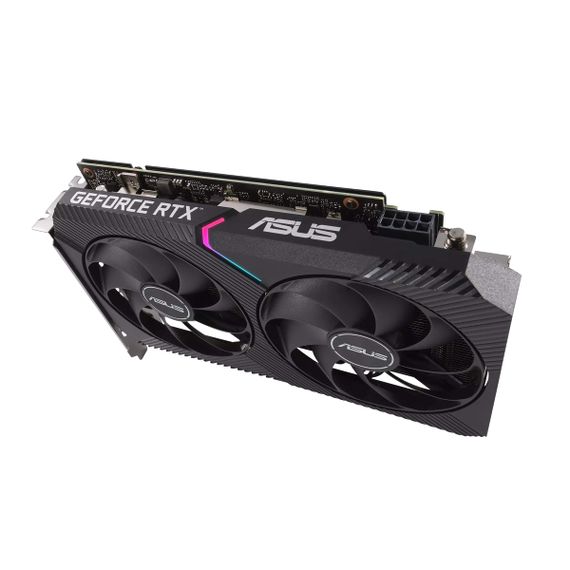Видеокарта ASUS GeForce RTX 3060 12GB GDDR6 DUAL OC V2 DUAL-RTX3060-O12G-V2 90YV0GB2-M0NA10 | Зображення 8