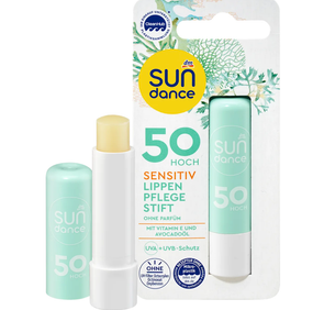 Солнцезащитный бальзам для чувствительных губ SUNDANCE Lippenpflegestift sensitiv LSF 50, 4,8 g