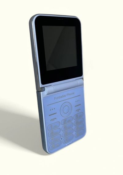 Кнопковий мобільний телефон розкладачка AIEK I15 Max на 4 сім карти Blue | Зображення 5