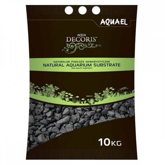 Ґрунт Aquael для акваріума гравій базальтовий 2-4 мм 10 кг