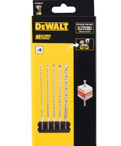 Набір свердел універсальних DeWALT MULTI MATERIAL IMPACT діаметр 4, 5, 5.5, 6, 8 мм (DT70830)