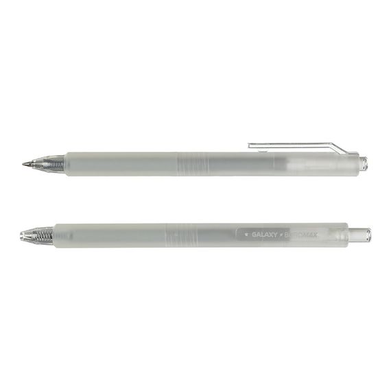 Ручка гелева авт. GALAXY BM.8373-01 BUROMAX 0,5 мм, з силіконовим грипом, синє чорнило, ціна за 1шт (4823126801711) | Зображення 1