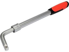 Ключ для коліс телескоп 385-530мм 1/2 насадки М17x19/21х23 YATO YT-08040
