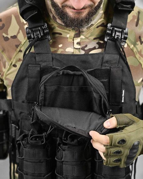 Плитоноска 4 скидання black Single Sword ВТ1096 | Зображення 8