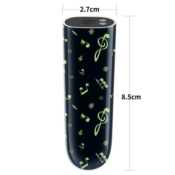 Вібропуля - Rechargeable Glow-in-the-dark Music Massager | Зображення 2