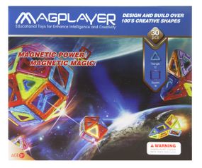 Конструктор Magplayer магнитный набор 30 эл. MPB-30 (MPB-30)