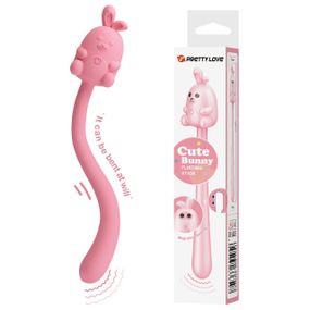 Вібратор CUTE BUNNY, Flirting Stick, 7 vibration functions, Magnetic USB charging Sex Aura