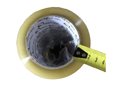 Скотч 55 мкм 45мм*100 м  пакувальний прозорий | Зображення 4