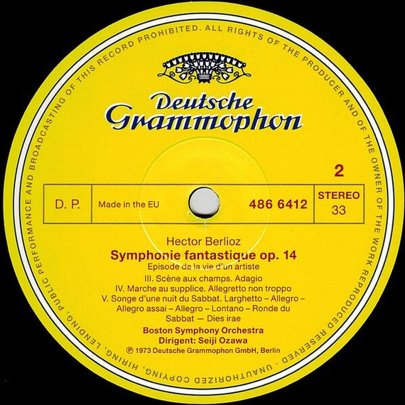Вінілова платівка Seiji Ozawa & Boston Symphony Orchestra - Hector Berlioz: Symphonie fantastique [LP] | Зображення 1