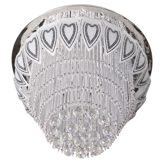 Люстра торт потолочная с пультом LED E14 40W WH (BCL-641C/6)