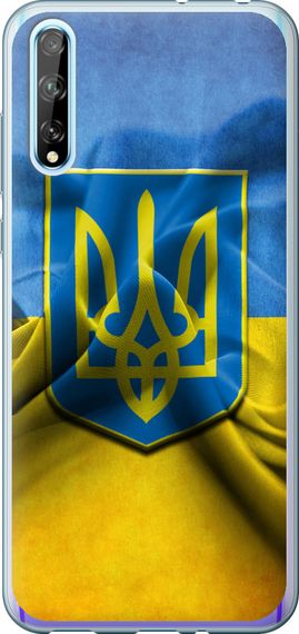 Чехол на Huawei P Smart S Флаг и герб Украины 1 "375u-1813-17620"