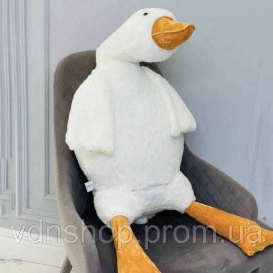 Детский плюшевый гусь 130, Гигантский плюшевый гусь, Подушка в виде игрушки, Игрушка-подушка для отдыха FH-77 | Зображення 4