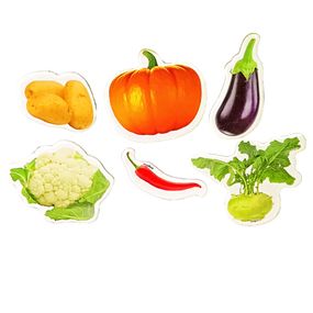 Детский набор магнитов "Овощи" ML4032-21 в наборе 6 магнитов