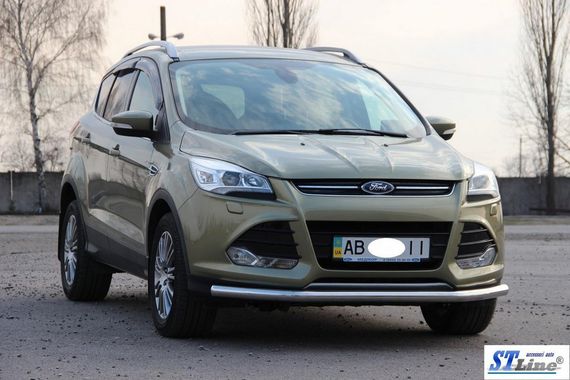 Передняя защита ST008 (нерж.) 51 мм для Ford Kuga/Escape 2013-2019 гг | Зображення 3