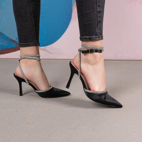 Женские босоножки Fashion Catherin 3974 40 размер 255 см Черный | Зображення 2
