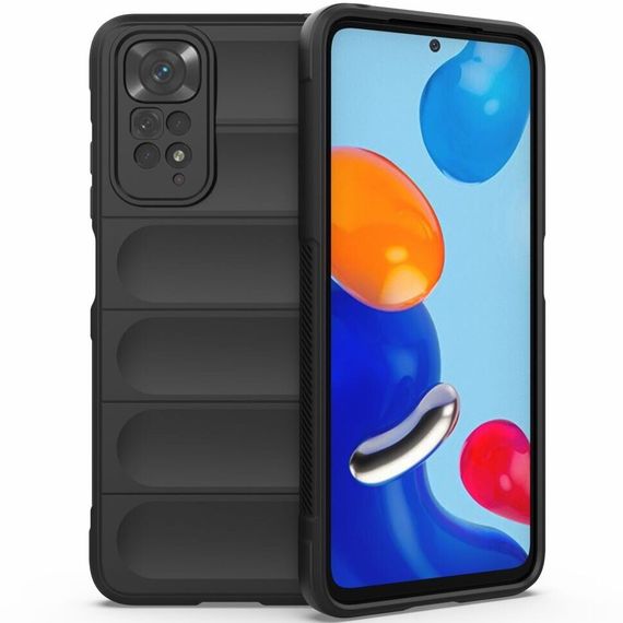 Чохол силіконовий MagCase для Xiaomi Redmi Note 11 4G / 11s колір Чорний