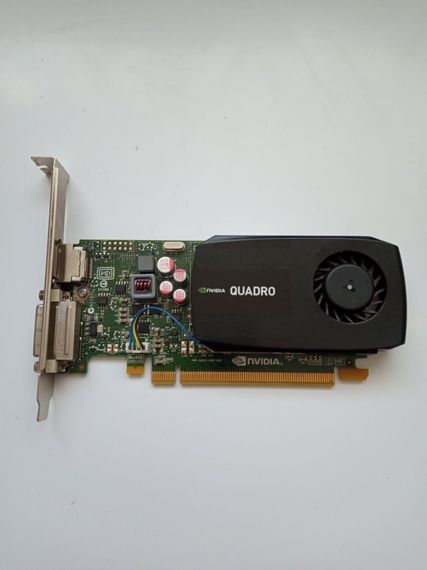 Дискретна відеокарта nVidia Quadro K600, 1 GB DDR3, 128-bit, 1x DVI, 1x DP для встановлення в системний блок б/в | Зображення 1