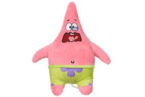 Мягкая игрушка SpongeBob Exsqueeze Me Plush  Patrick Burp со звуком (EU690903)