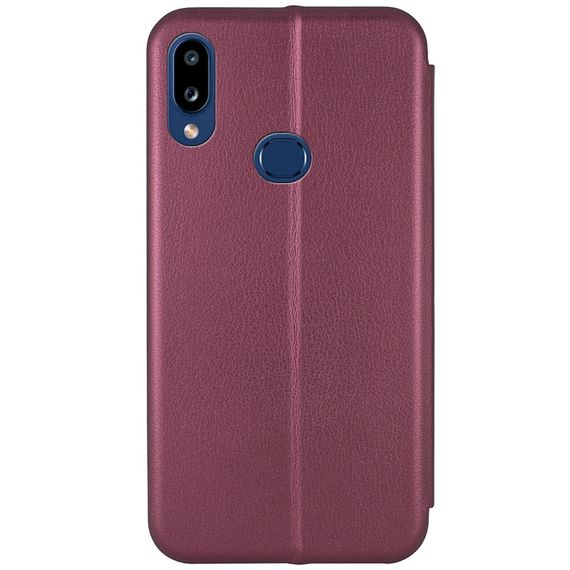 Кожаный чехол-книжка Classy для Samsung Galaxy A10s Бордовый | Зображення 1