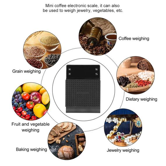 EK6002 - кухонні електронні ваги 3 кг / 0,01 г із функцією таймера та сенсорним керуванням | Зображення 6