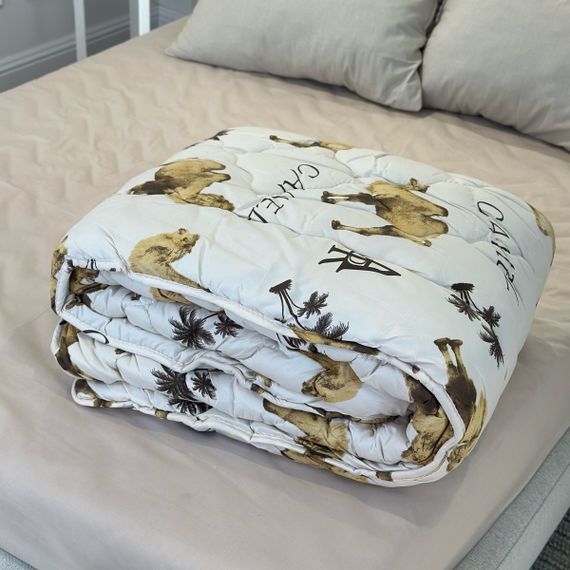 Ковдра євро з верблюжої вовни Arda Camell wool 21429 195х215 см