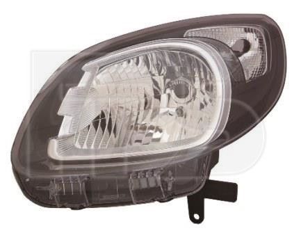 Фара передняя левая (черная) Renault Kangoo '13- (Depo) 260607949R