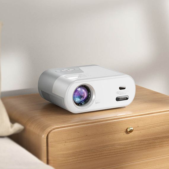 Проектор Hoco DT2 Smart 720p Android version Gray / White | Зображення 6