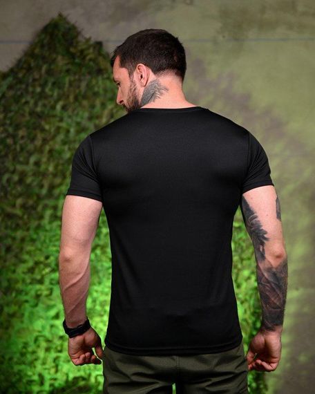 Тактична потоотводна футболка Valhalla black ПП7703 | Зображення 2