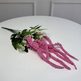 Гілка амаранту штучна 5шт/уп. Колір: фуксія FZ-61