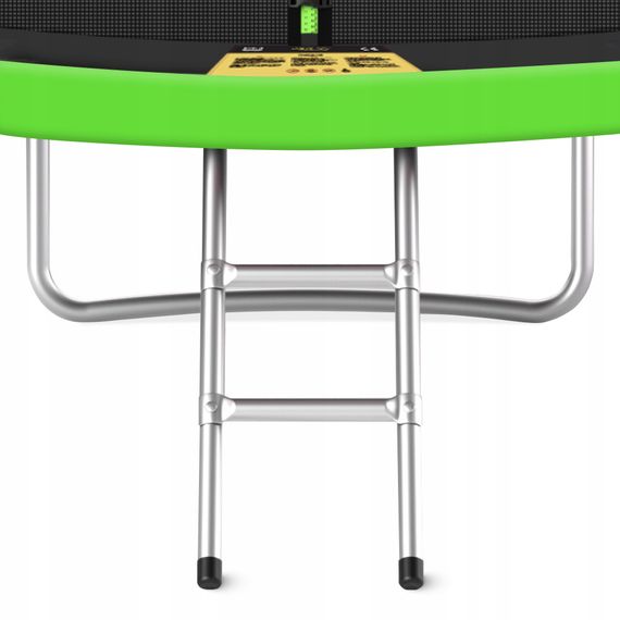 Батут із внутрішньою сіткою 4FIZJO PRO 16FT 496 см Black/Green (P-5907739319241) | Зображення 1