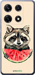 Чохол на Infinix Note 30 Pro Єнотик з кавуном "4605u-3427-2448"