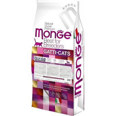 Сухой корм для кошек Monge Cat Adult со вкусом курицы и риса 10 кг (8009470004800)