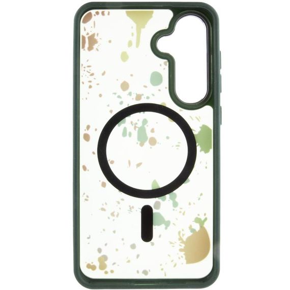 Чохол TPU+PC Flush with Magnetic Fit для Samsung Galaxy S24 / S25 Dark green | Зображення 2