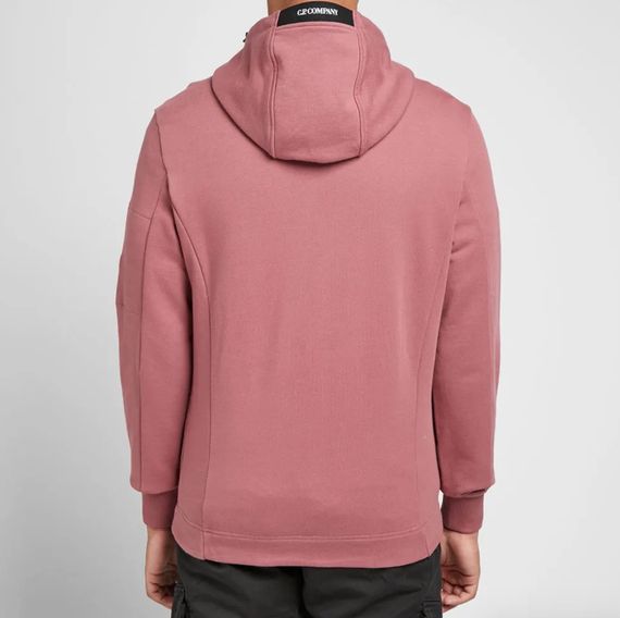Худі C.P. Company Light Fleece Arm Lens Popover Hoody Washed Red L | Зображення 1