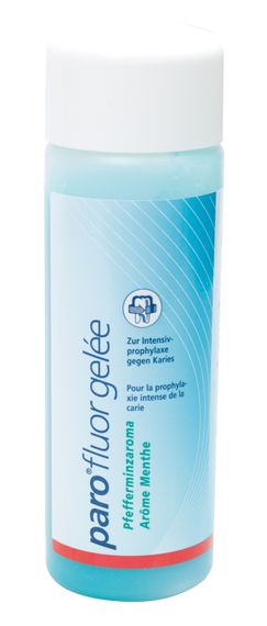 Гель paro® FLUOR GEL з фторидом натрію 1.25%, для інтенсивної профілактики карієсу, м’ятний, 200 мл