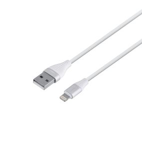 Кабель USB Remax RC-075i Jell Lightning Колір Бiлий