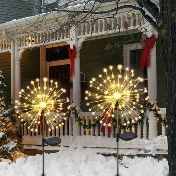 Светильник для сада на солнечной батарее в виде одуванчика 90 лампочек