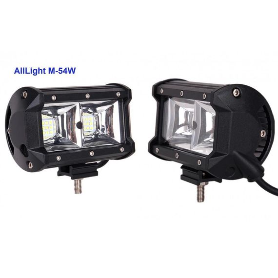 Светодиодная фара AllLight M-54W 3030 дальний  9-30V | Зображення 1