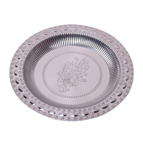 Таця d40*3,5см нержавіюча сталь 4371 KAMILLE
