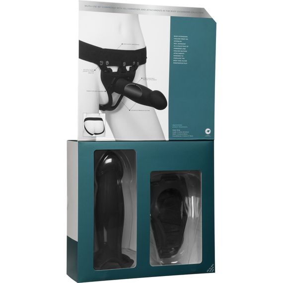 Страпон унісекс Doc Johnson Body Extensions – Be Bold, порожня насадка | Зображення 6