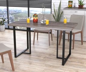 Стол обеденный Loft Design Тетра дуб-палена