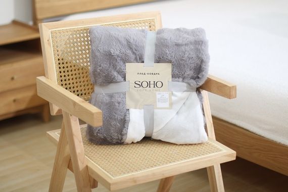 Плед-Ковдра Soho 200х220 см Vip Gray | Зображення 2