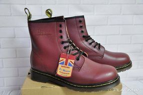 Женские Ботинки Dr. Martens 1460 (Бордовые) Размер 35 36 37 38 39 40 41