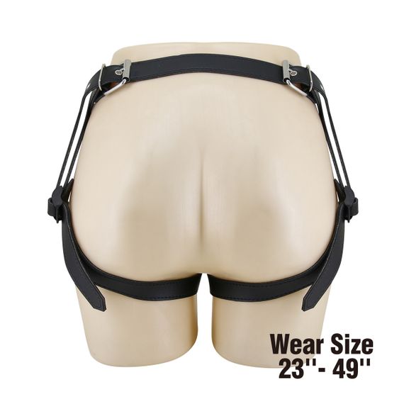 Універсальна система для страпону Pretty Love - Caldric II Black & Blue Universal Harness Briefs, BW-022107-1 Sex Aura | Зображення 4