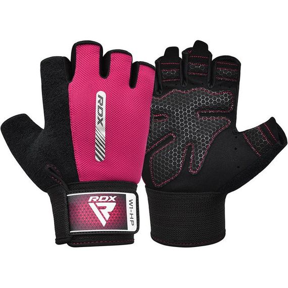 Перчатки для фитнеса RDX W1 Half Pink S | Зображення 4
