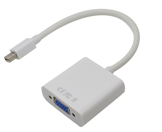 Адаптер-перетворювач Mini Display Port (Thunderbolt) - VGA (білий)