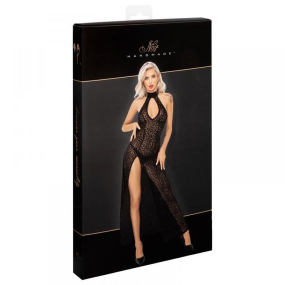 Сексуальна довга леопардова сукня Noir Handmade F288 Noir Dress long - black - L Sex Aura | Зображення 4