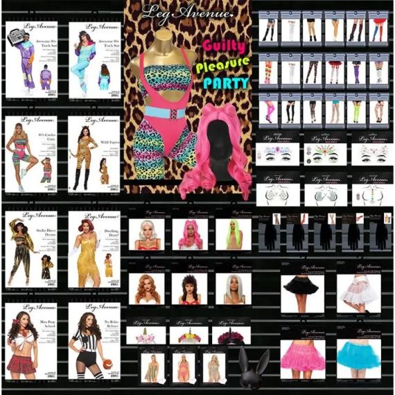 Мини платье со стразами Leg Avenue Rhinestone Skeleton з рукавами, S sexstyle | Зображення 3