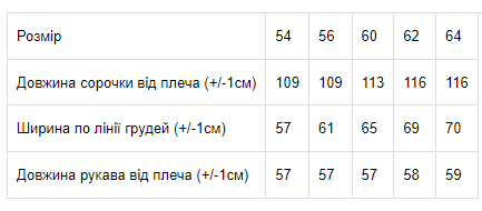 Сорочка жіноча Носи своє 62 Білий (p-7515-94043) | Зображення 1